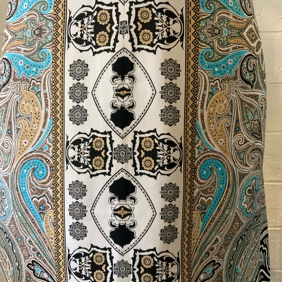 Etro Black and Blue Paisley Dress - Picture 5 of 13